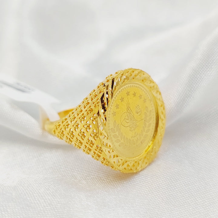 21K خاتم رشادي-مجوهرات الشيخ سعيد-Saeed Jewelry 