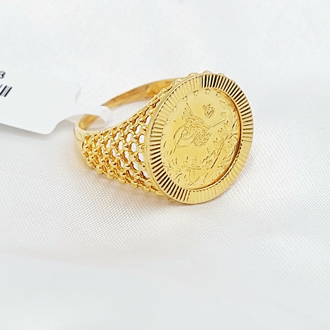 Rashadi Ring Made of 21K Gold by Saeed Jewelry 