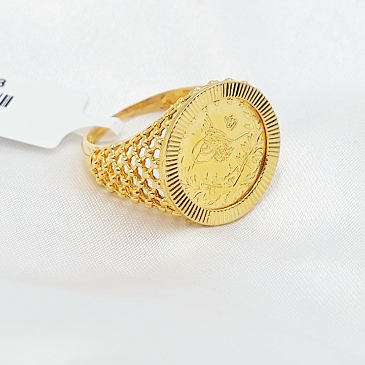 Rashadi Ring Made of 21K Gold by Saeed Jewelry 
