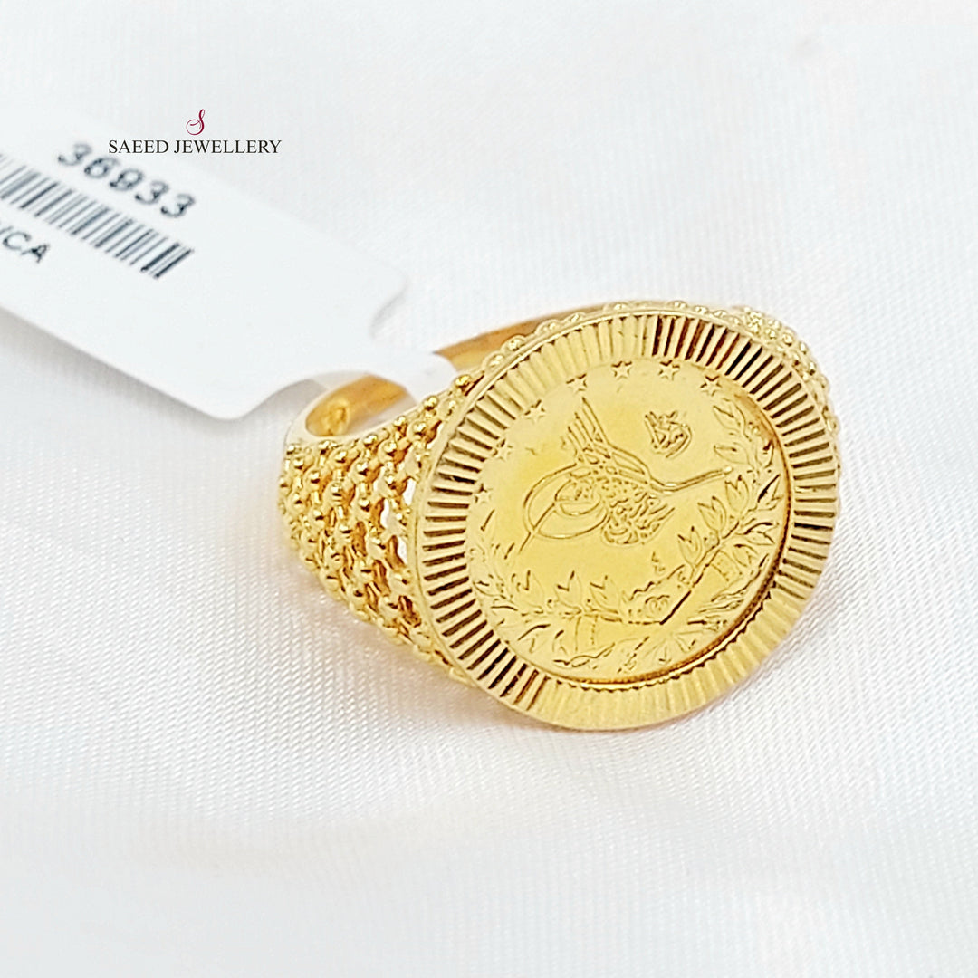 21K خاتم رشادي-مجوهرات الشيخ سعيد-Saeed Jewelry 