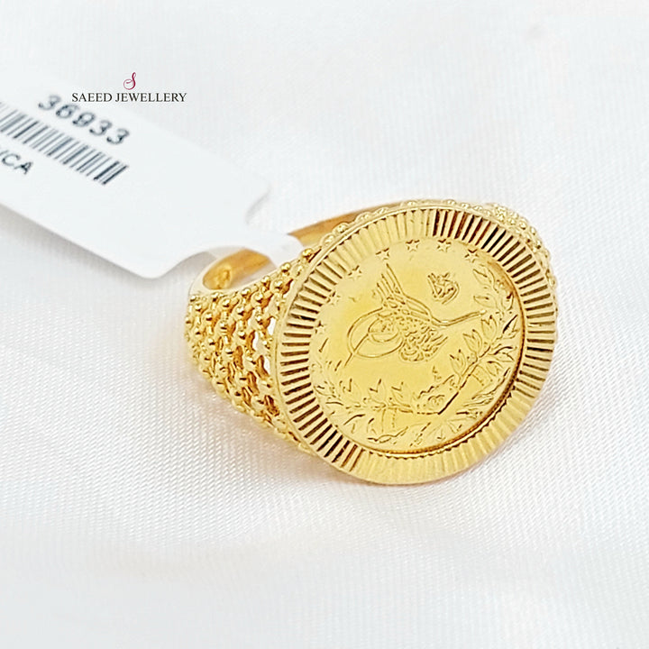 Rashadi Ring Made of 21K Gold by Saeed Jewelry 