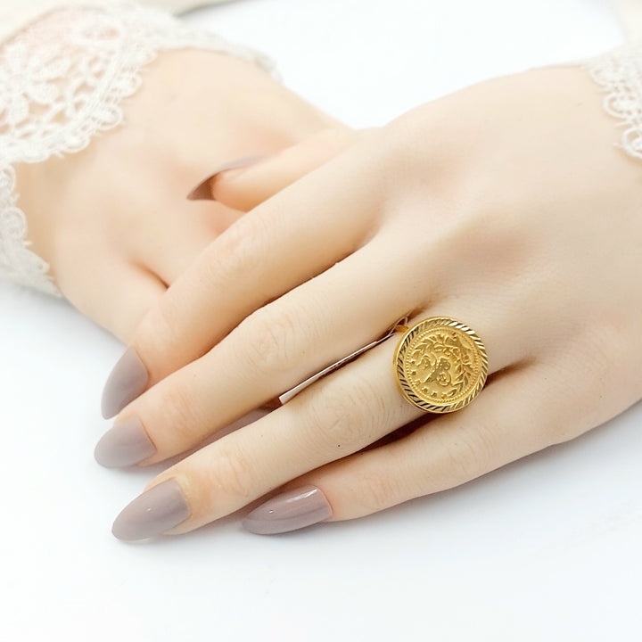 Rashadi Ring Made of 21K Gold by Saeed Jewelry 
