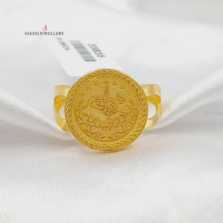 Rashadi Ring Made of 21K Gold by Saeed Jewelry 