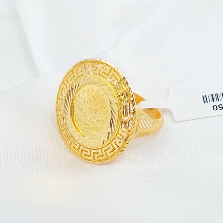 21K خاتم رشادي-مجوهرات الشيخ سعيد-Saeed Jewelry 