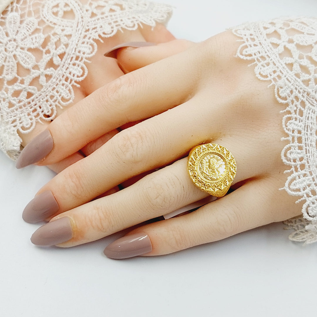 21K خاتم رشادي-مجوهرات الشيخ سعيد-Saeed Jewelry 