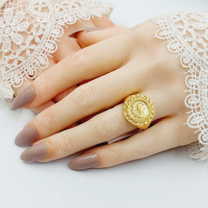 21K خاتم رشادي-مجوهرات الشيخ سعيد-Saeed Jewelry 