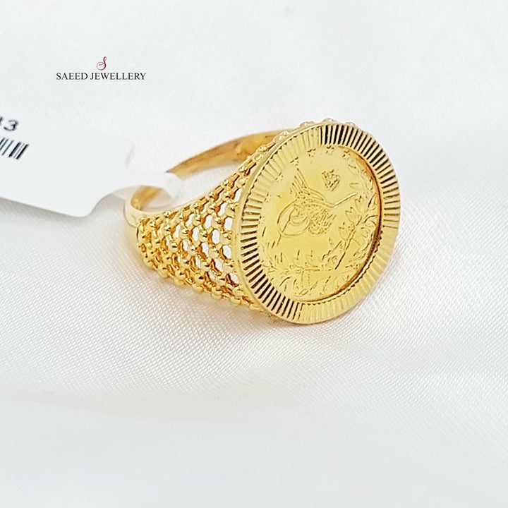 Rashadi Ring Made of 21K Gold by Saeed Jewelry 