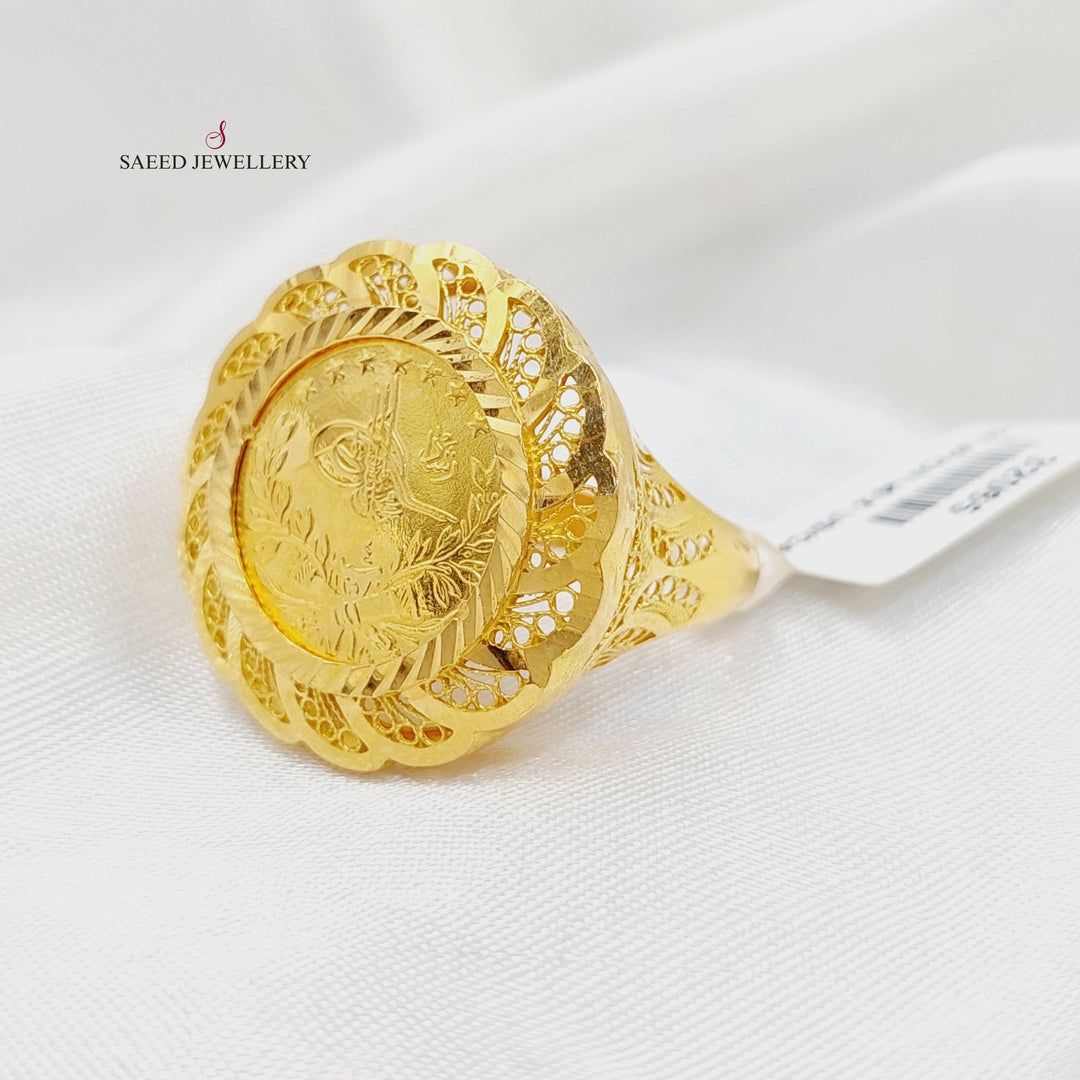 21K Gold Rashadi Ring by Saeed Jewelry - Image 1