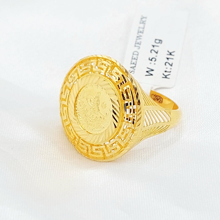 Rashadi Ring Made of 21K Gold by Saeed Jewelry 