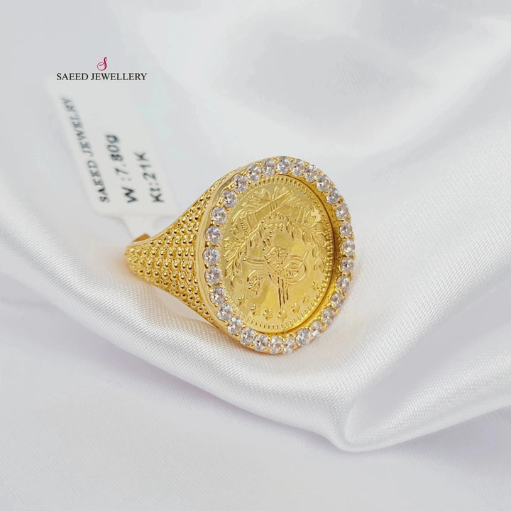 21K خاتم رشادي-مجوهرات الشيخ سعيد-Saeed Jewelry 