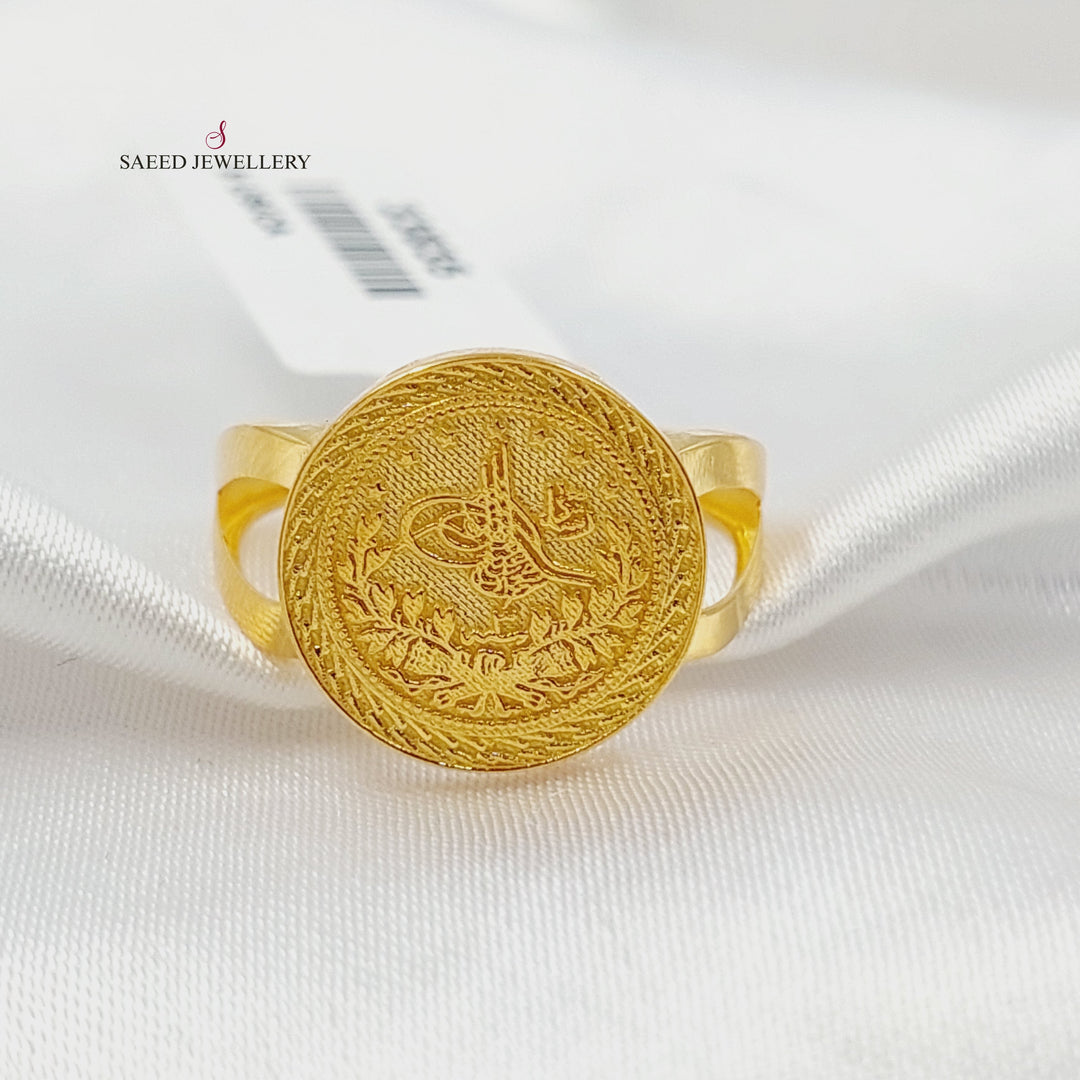 Rashadi Ring Made of 21K Gold by Saeed Jewelry 