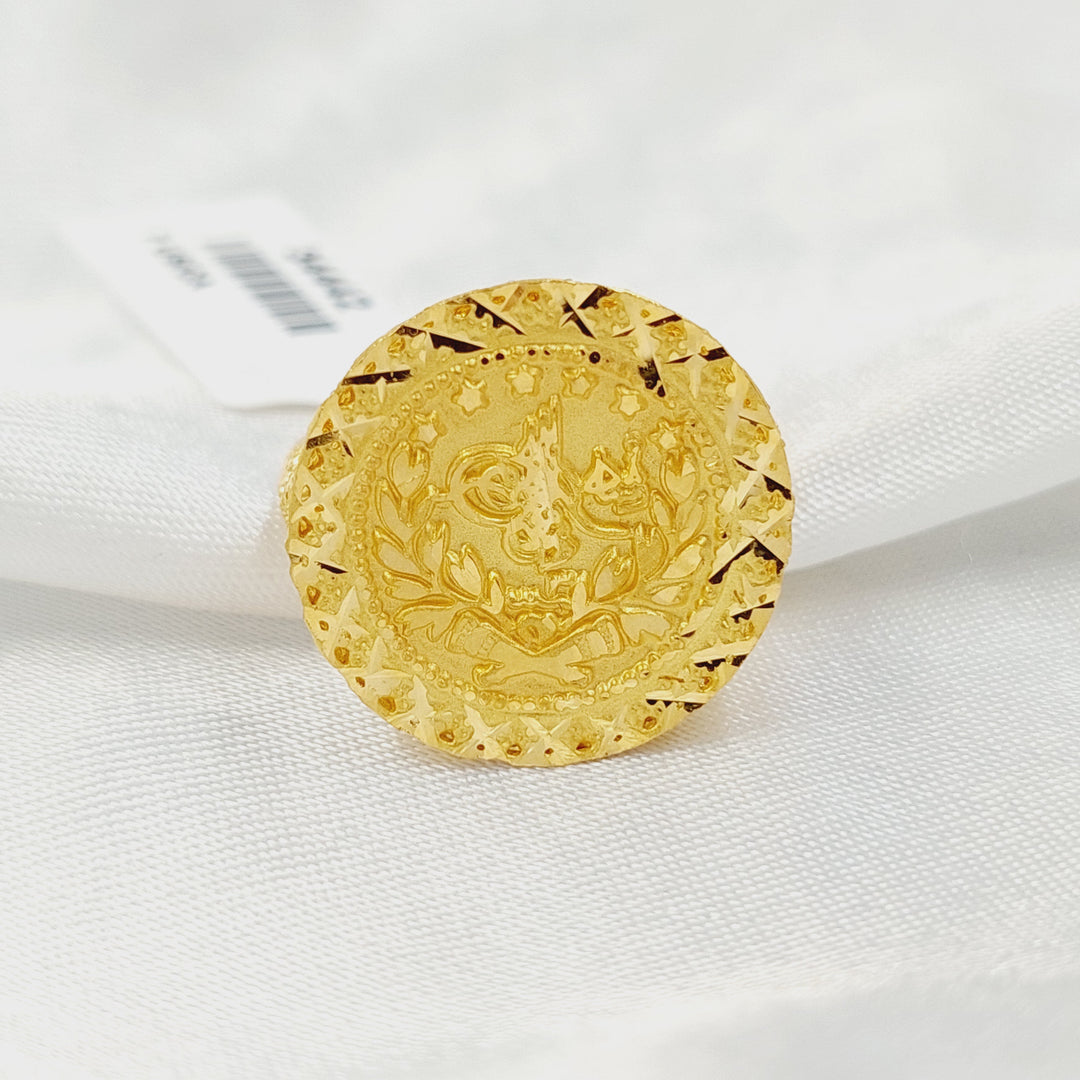 21K خاتم رشادي-مجوهرات الشيخ سعيد-Saeed Jewelry 