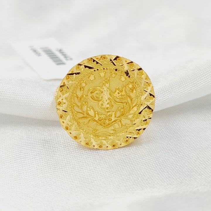 21K خاتم رشادي-مجوهرات الشيخ سعيد-Saeed Jewelry 