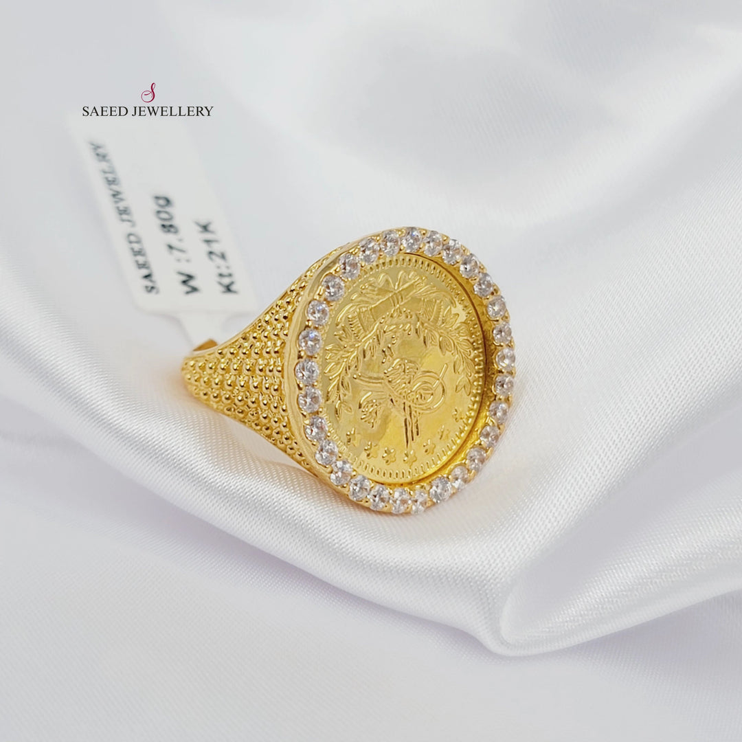 Rashadi Ring Made of 21K Gold by Saeed Jewelry 