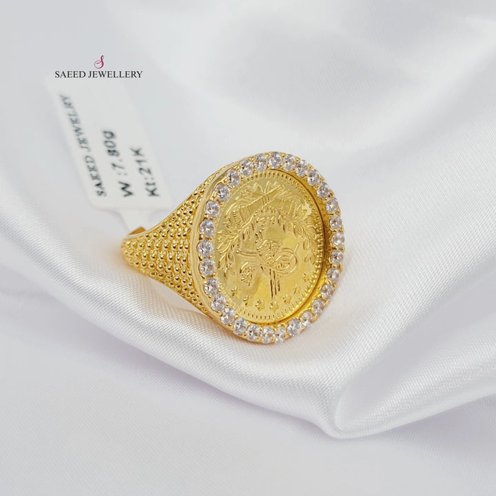 Rashadi Ring Made of 21K Gold by Saeed Jewelry 