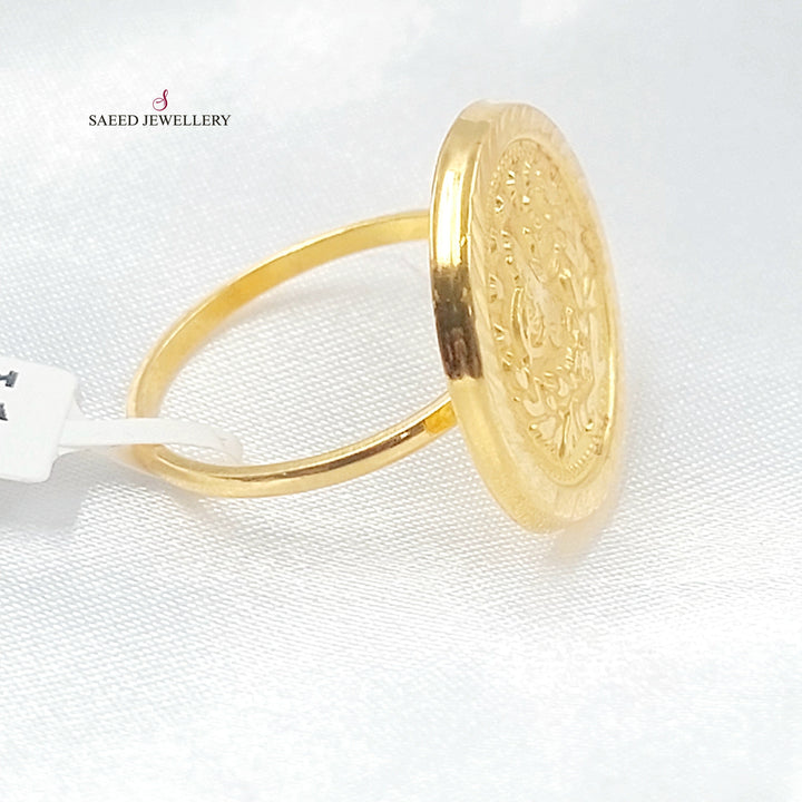 Rashadi Ring Made of 21K Gold by Saeed Jewelry 