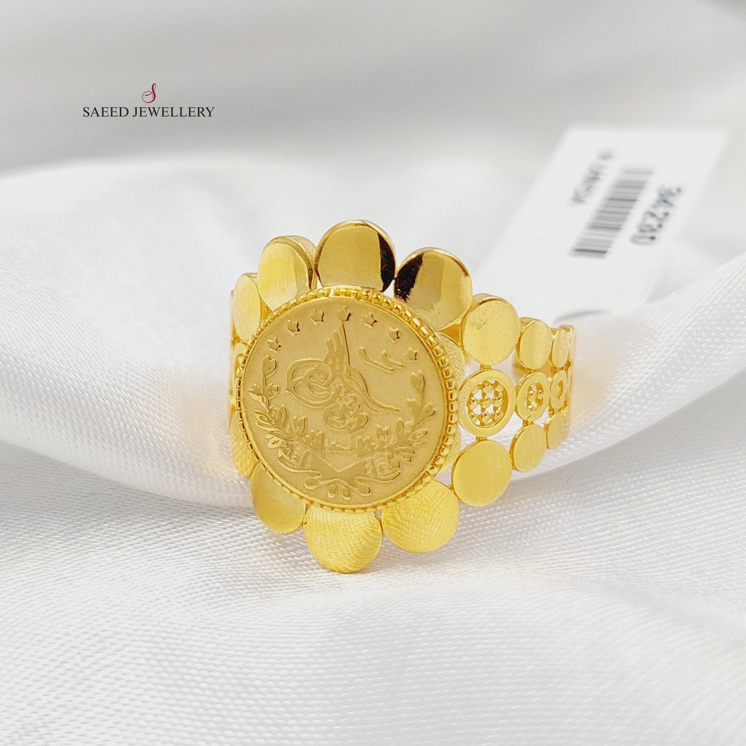 Rashadi Ring Made of 21K Gold by Saeed Jewelry 