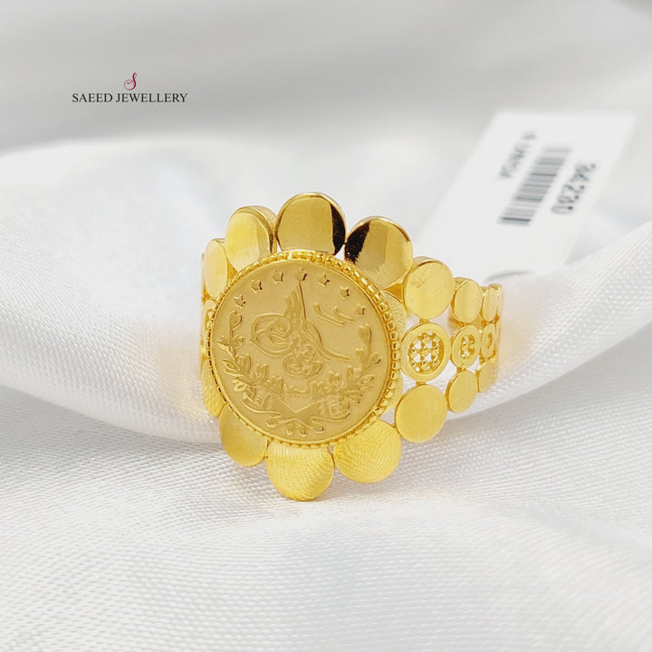 Rashadi Ring Made of 21K Gold by Saeed Jewelry 
