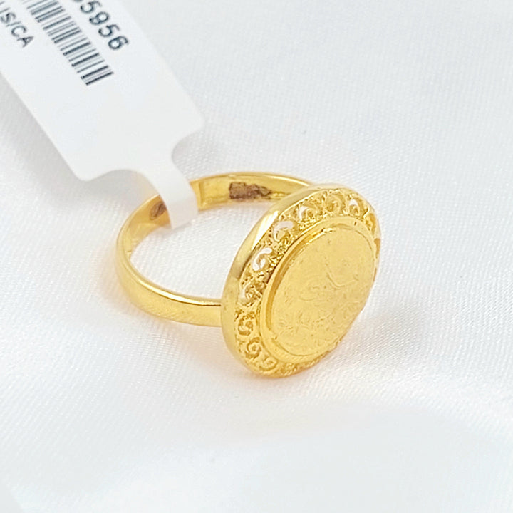 21K خاتم رشادي-مجوهرات الشيخ سعيد-Saeed Jewelry 