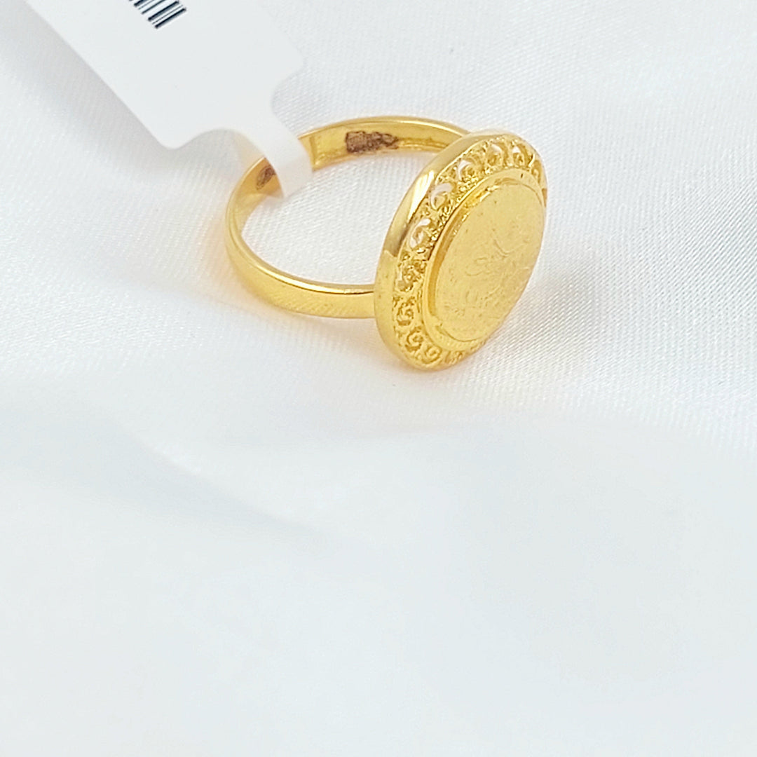 21K خاتم رشادي-مجوهرات الشيخ سعيد-Saeed Jewelry 