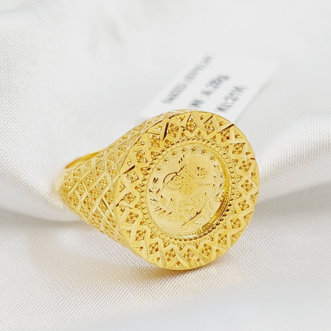 21K خاتم رشادي-مجوهرات الشيخ سعيد-Saeed Jewelry 