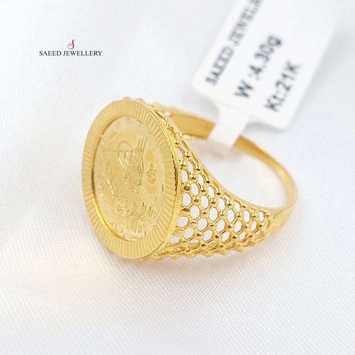 Rashadi Ring Made of 21K Gold by Saeed Jewelry 