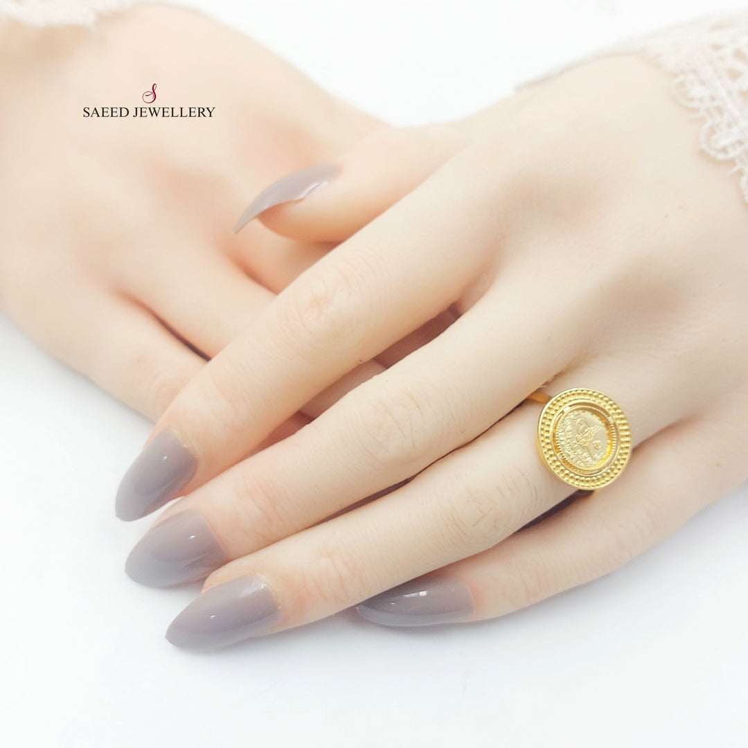 Rashadi Ring Made of 21K Gold by Saeed Jewelry 