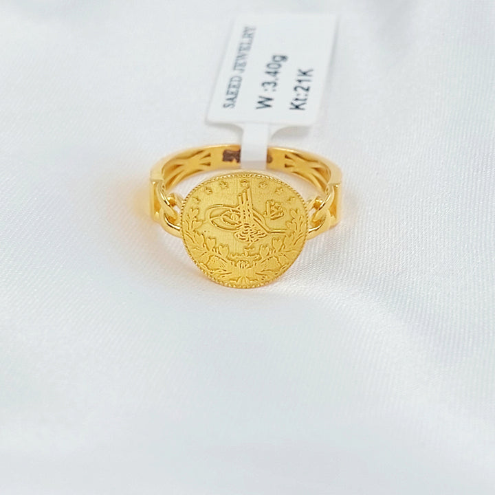 21K خاتم رشادي-مجوهرات الشيخ سعيد-Saeed Jewelry 