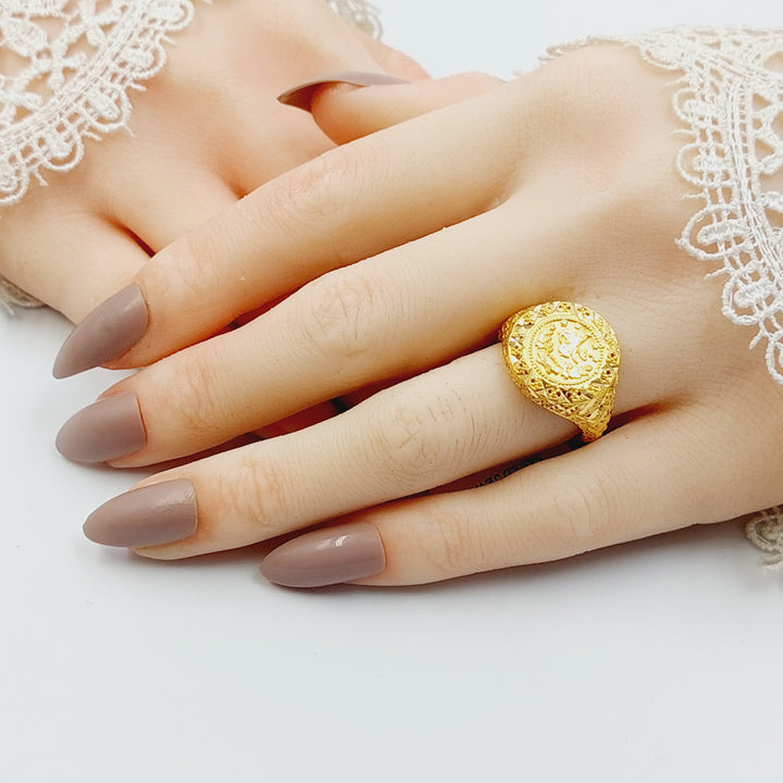 21K خاتم رشادي-مجوهرات الشيخ سعيد-Saeed Jewelry 