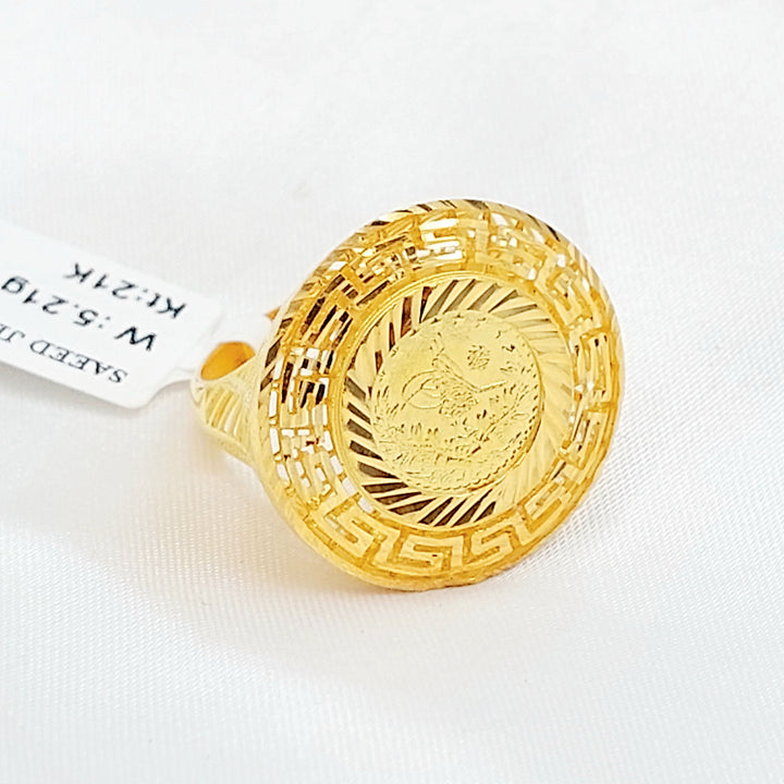 Rashadi Ring Made of 21K Gold by Saeed Jewelry 