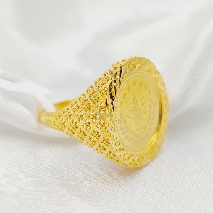 21K خاتم رشادي-مجوهرات الشيخ سعيد-Saeed Jewelry 