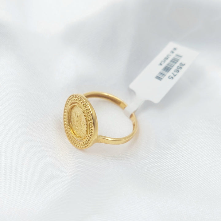 Rashadi Ring Made of 21K Gold by Saeed Jewelry 