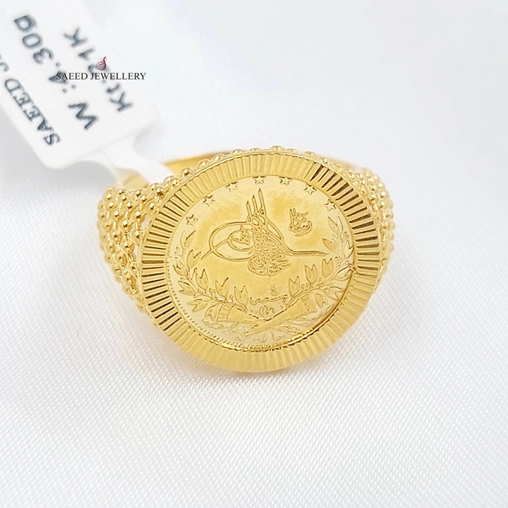 Rashadi Ring Made of 21K Gold by Saeed Jewelry 