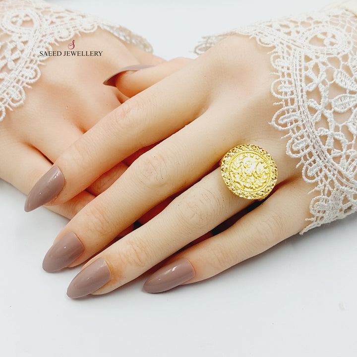 21K خاتم رشادي-مجوهرات الشيخ سعيد-Saeed Jewelry 