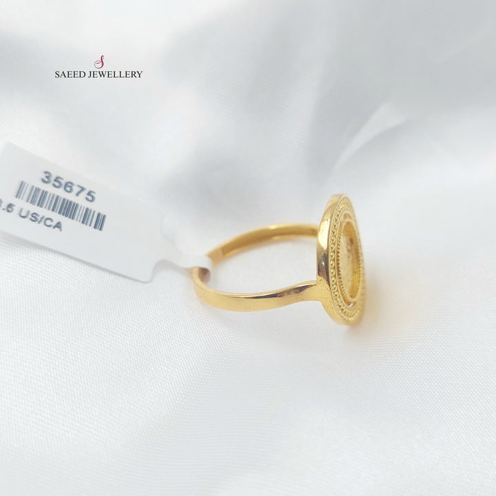 Rashadi Ring Made of 21K Gold by Saeed Jewelry 