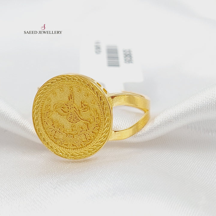 Rashadi Ring Made of 21K Gold by Saeed Jewelry 