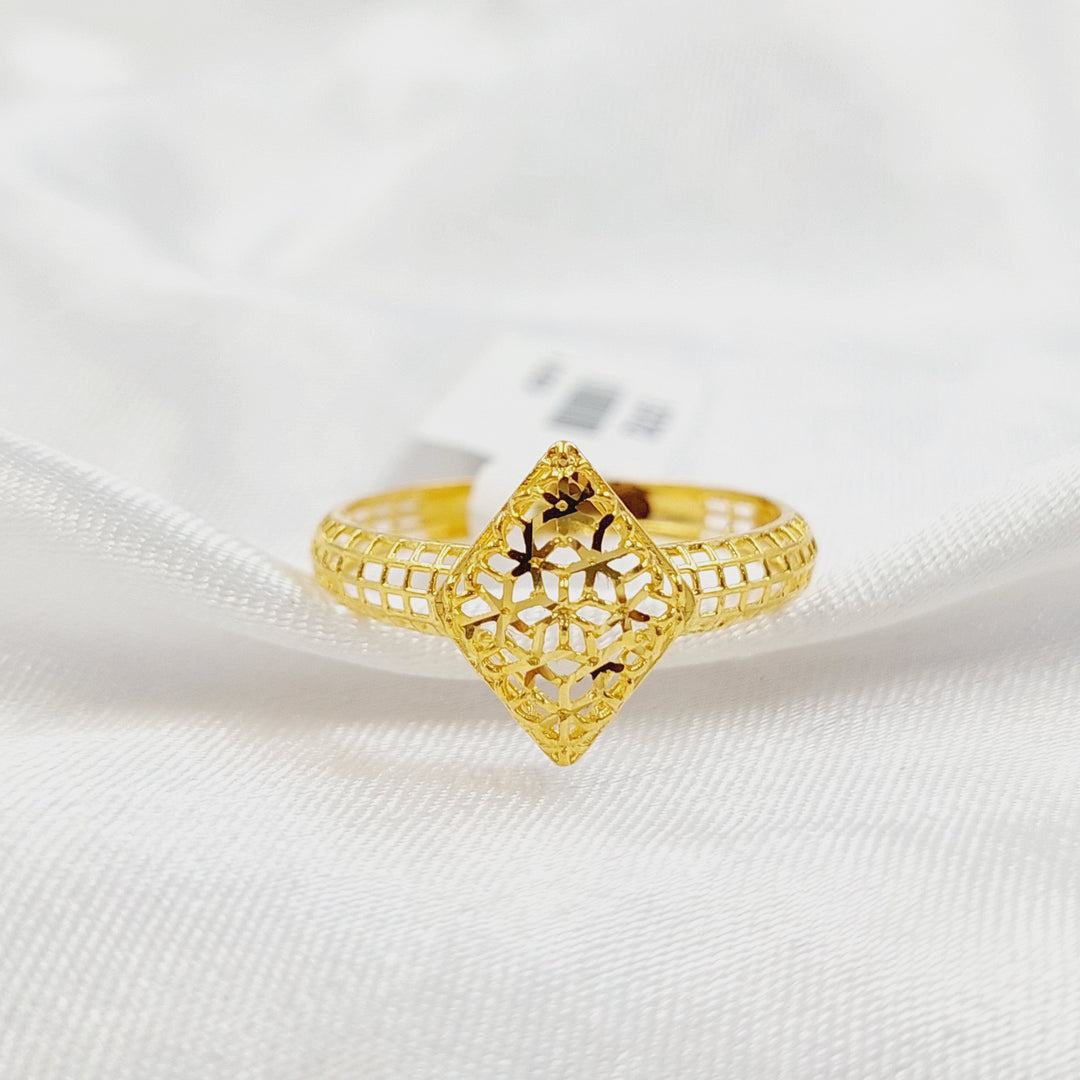 21K خاتم معين-مجوهرات الشيخ سعيد-Saeed Jewelry 