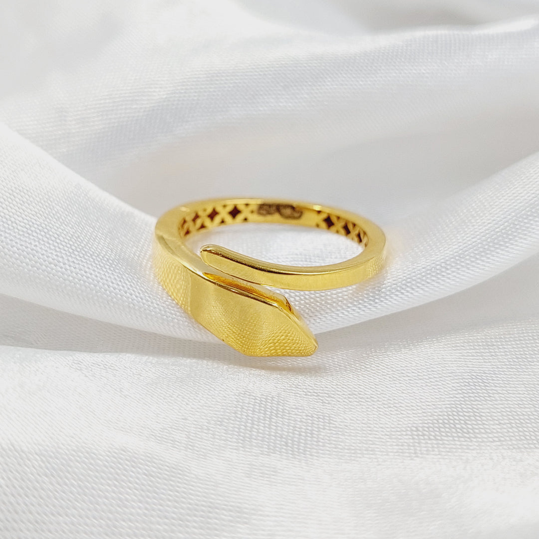 21K Gold Snake Ring by Saeed Jewelry - Image 3