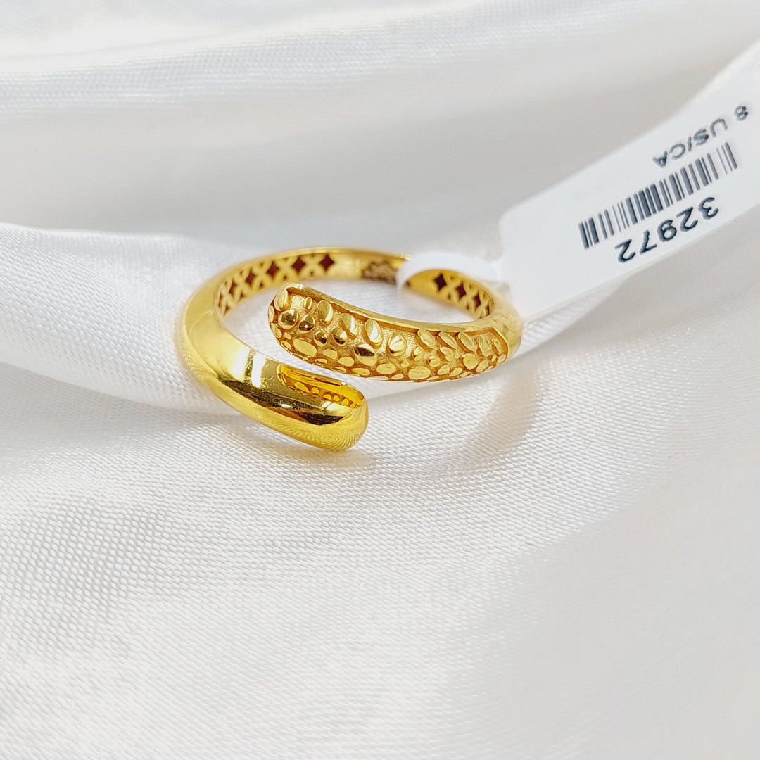 21K Gold Snake Ring by Saeed Jewelry - Image 1