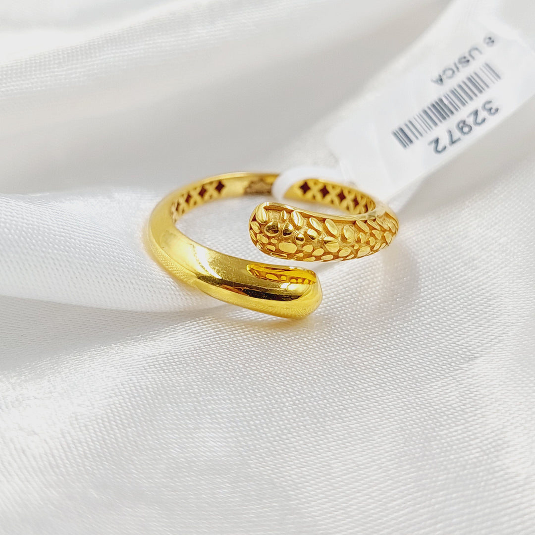 21K Gold Snake Ring by Saeed Jewelry - Image 2