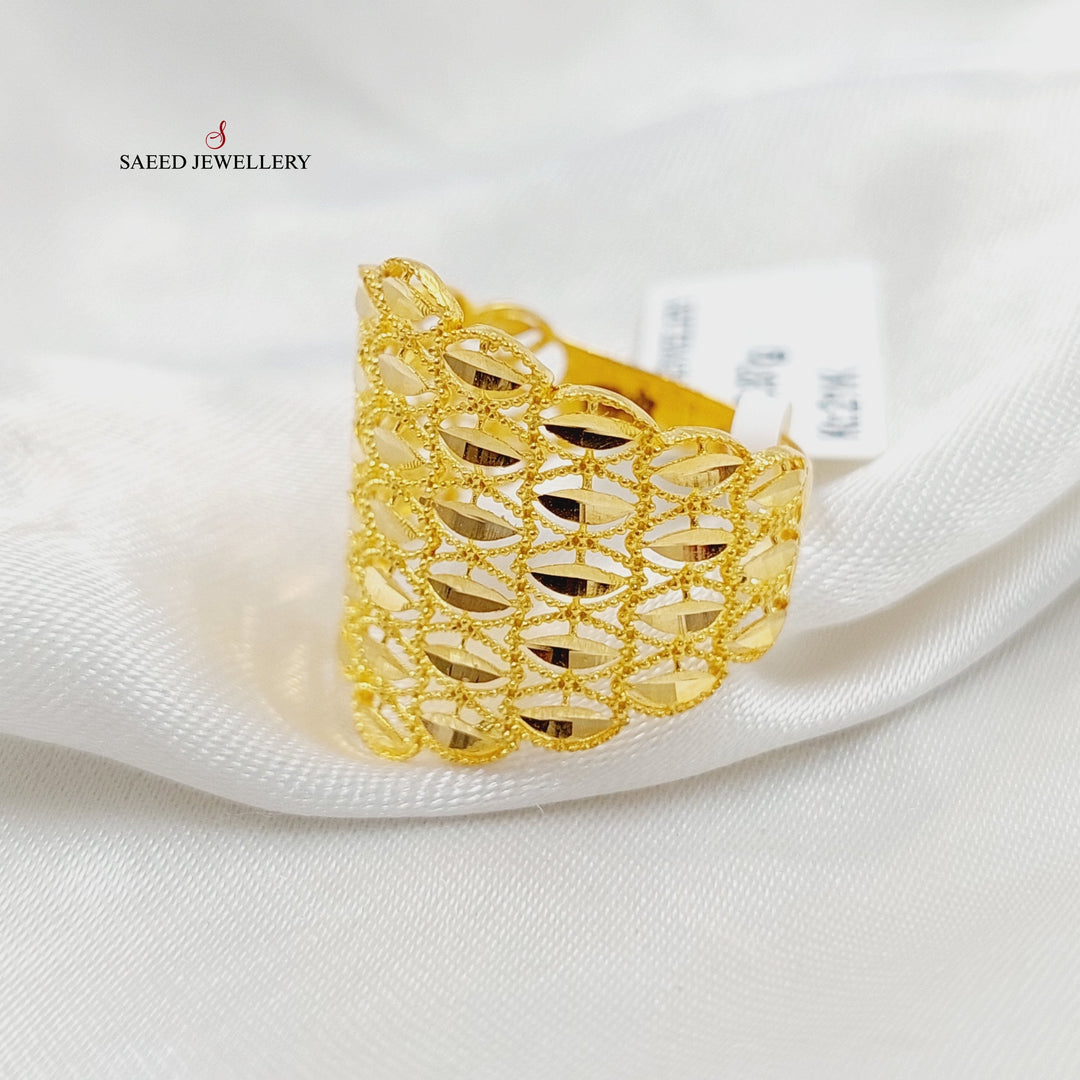 21K Gold Spike Ring by Saeed Jewelry - Image 1