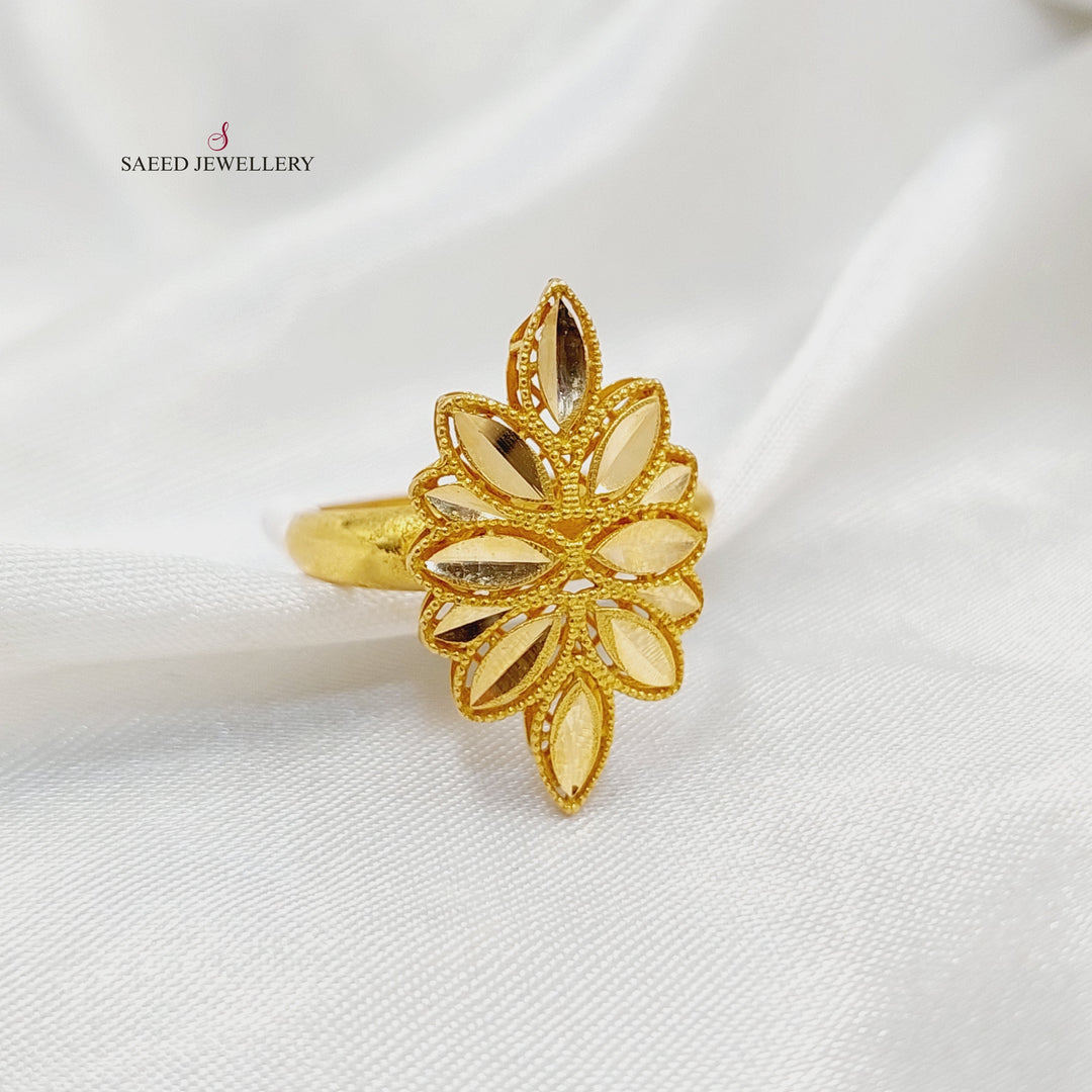 21K Gold Spike Ring by Saeed Jewelry - Image 2