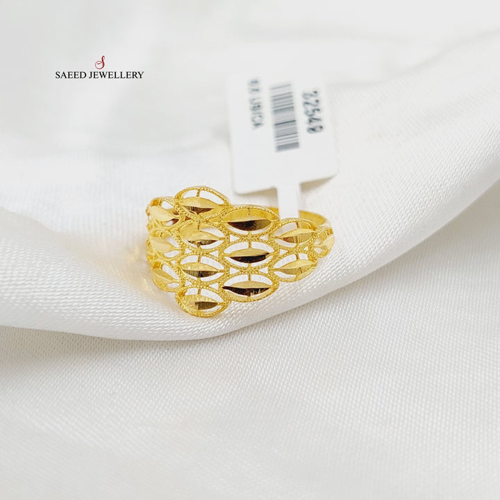 21K Gold Spike Ring by Saeed Jewelry - Image 3