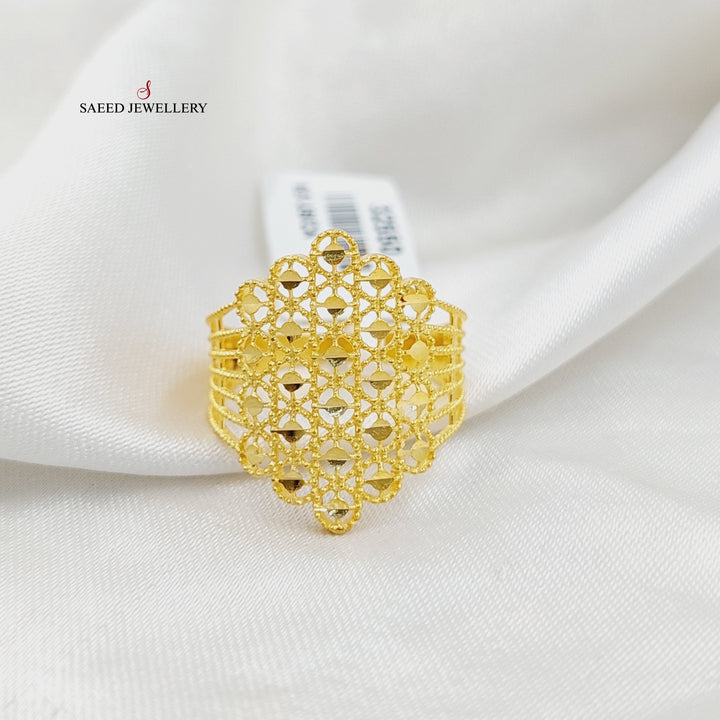 21K Gold Spike Ring by Saeed Jewelry - Image 1