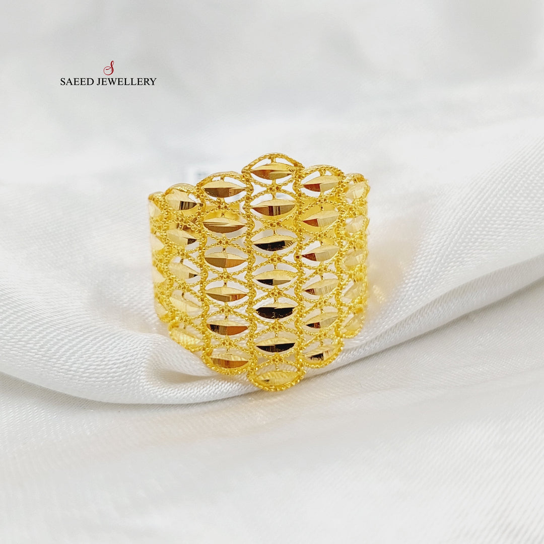 21K Gold Spike Ring by Saeed Jewelry - Image 2