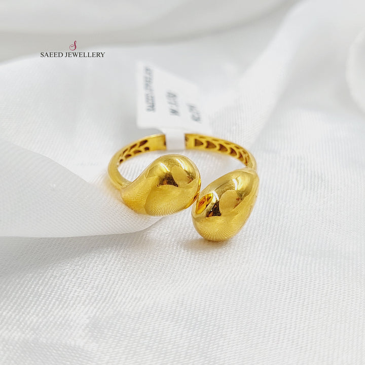 21K Gold Tears Tears Ring by Saeed Jewelry - Image 1