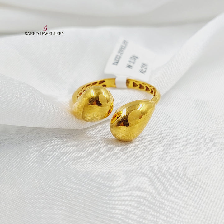 21K Gold Tears Tears Ring by Saeed Jewelry - Image 2