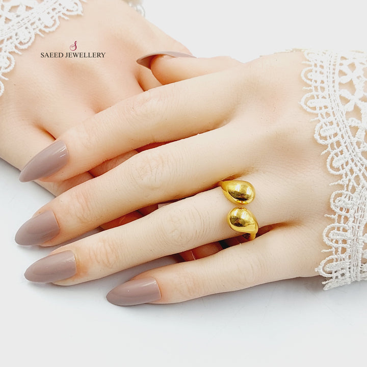 21K Gold Tears Tears Ring by Saeed Jewelry - Image 5