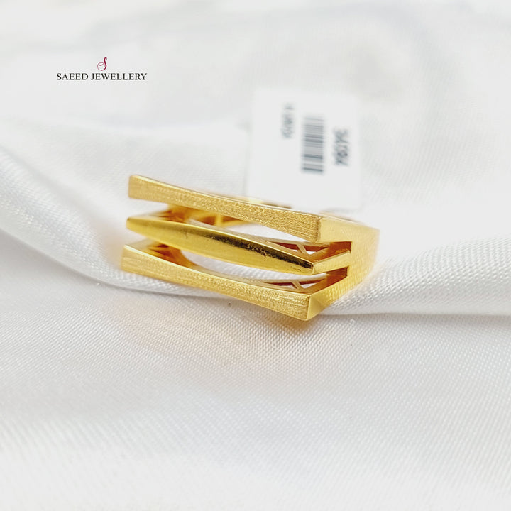 21K خاتم تركي-مجوهرات الشيخ سعيد-Saeed Jewelry 