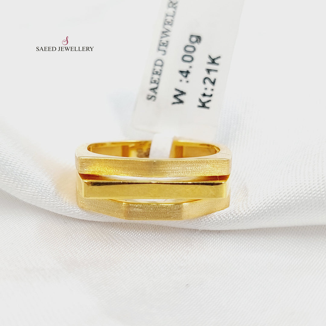 Turkish Ring Made of 21K Gold by Saeed Jewelry 